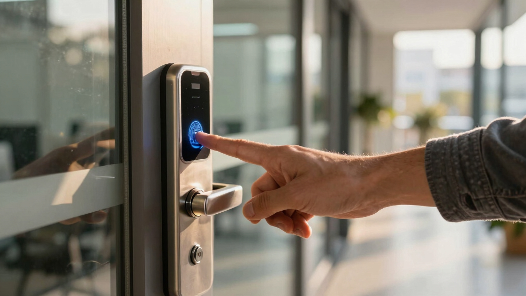 best biometric door lock for office access