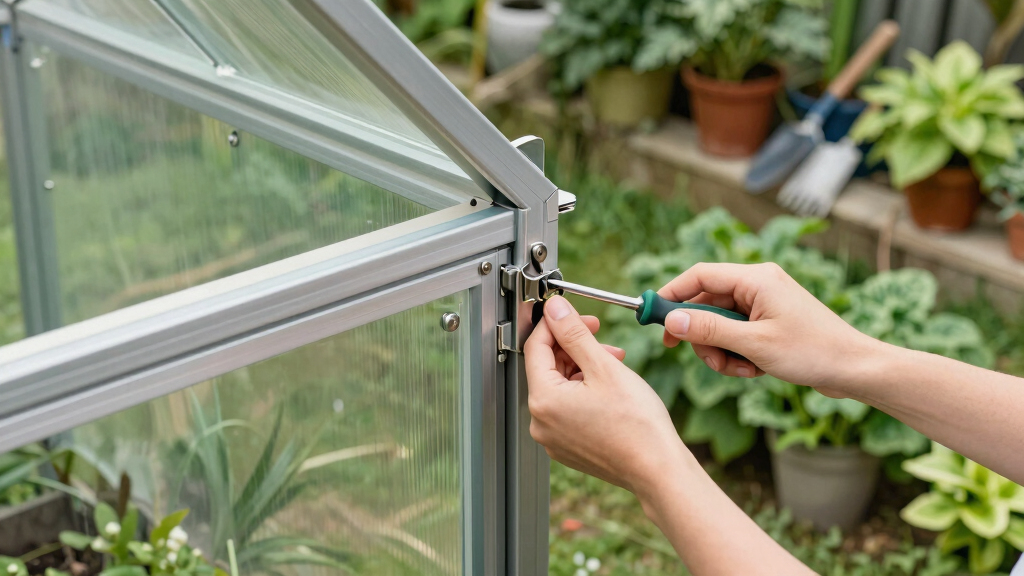 best greenhouse kits with lockable doors