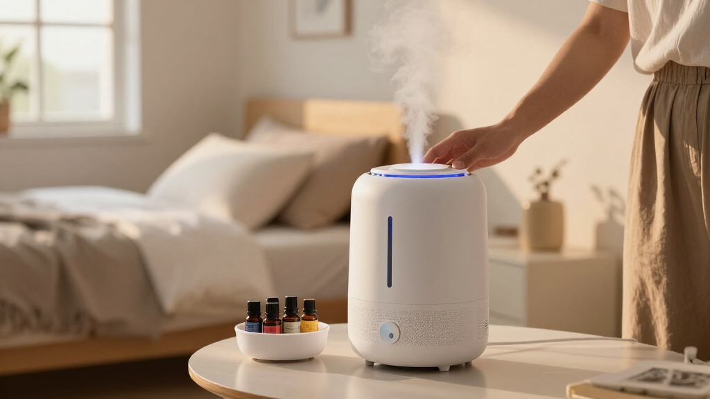 humidifier with aromatherapy tray premium
