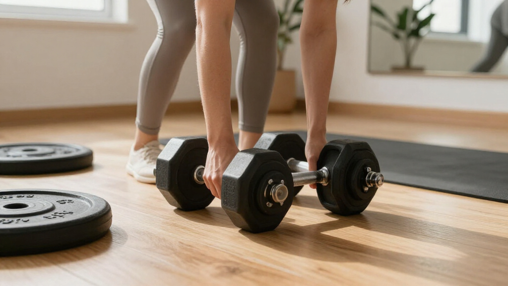 adjustable dumbbells for strength training