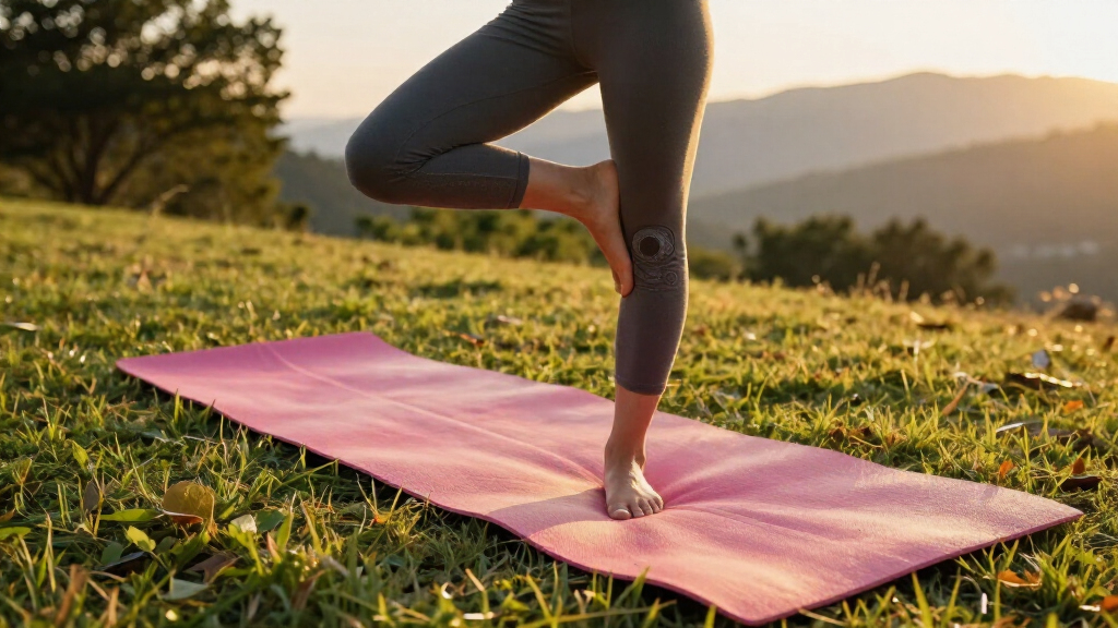 premium yoga mats for joint support