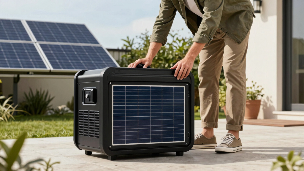 solar-powered backup generators