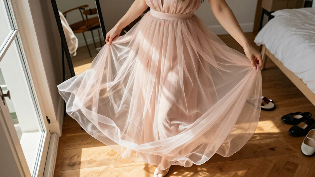 best sheer pink dresses