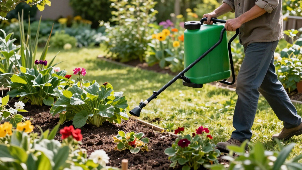 best drop spreader for precise garden feeding