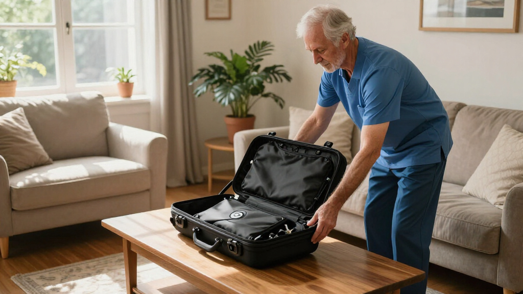 portable patient lift for travel folding electric