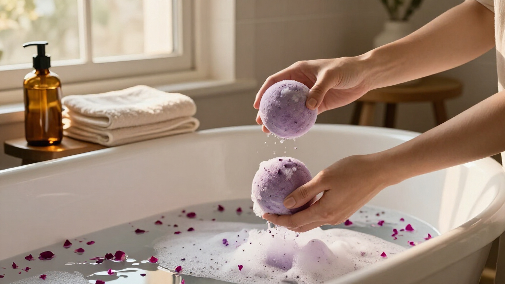 aromatherapy bath bombs