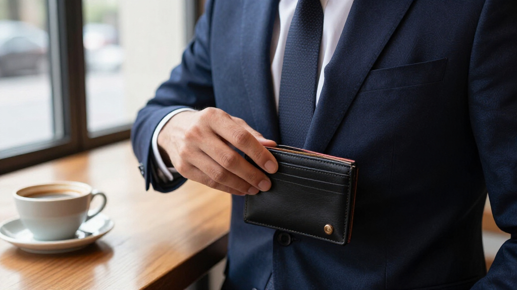 luxury mens leather wallets
