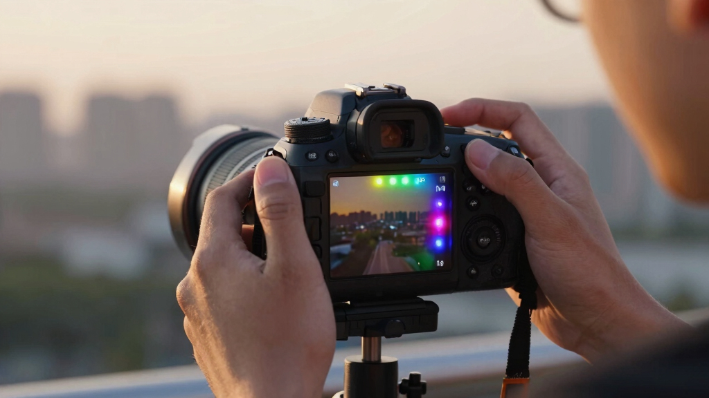 car photography rgb lights