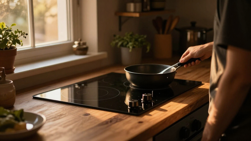 premium induction cooktops with integrated ventilation