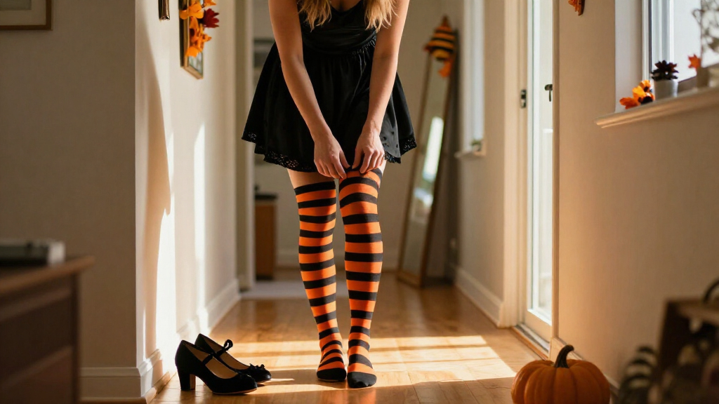Halloween costume stockings for women