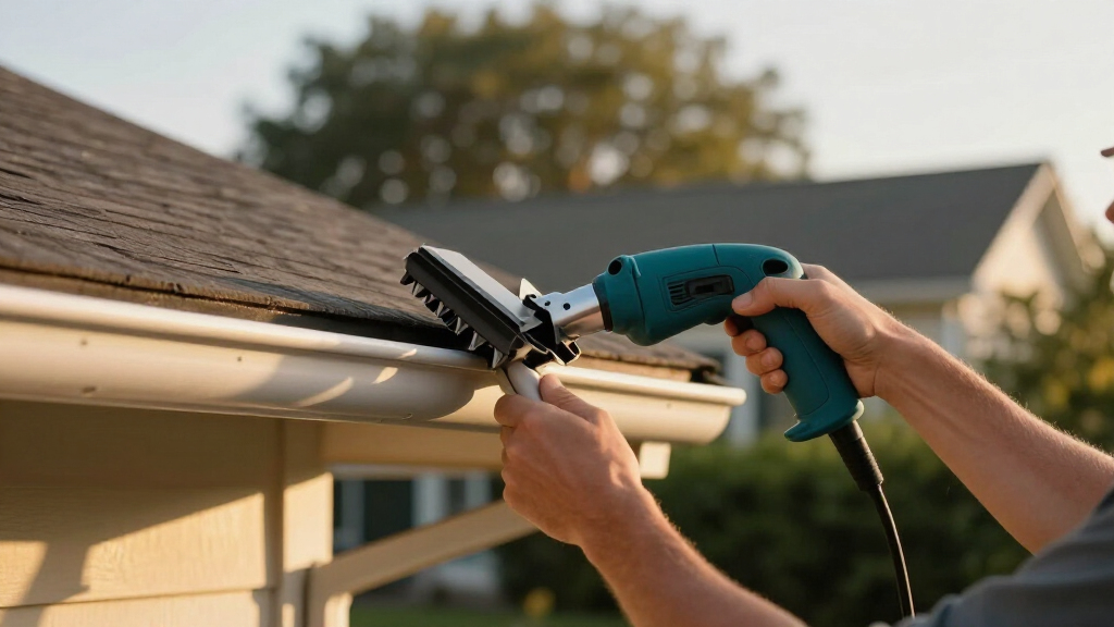 electric gutter cleaning tools