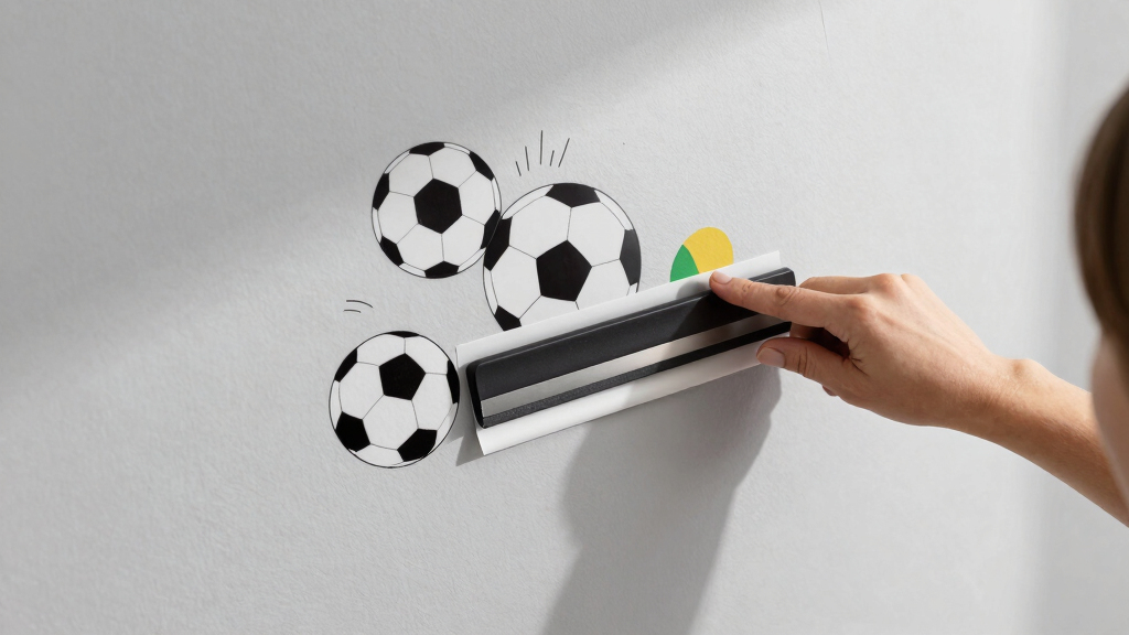 soccer-themed wall art