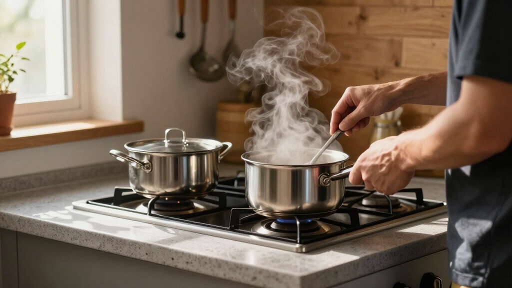 stainless steel cookware set