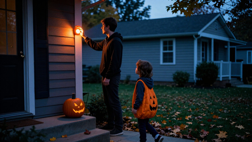 Halloween motion sensor lights