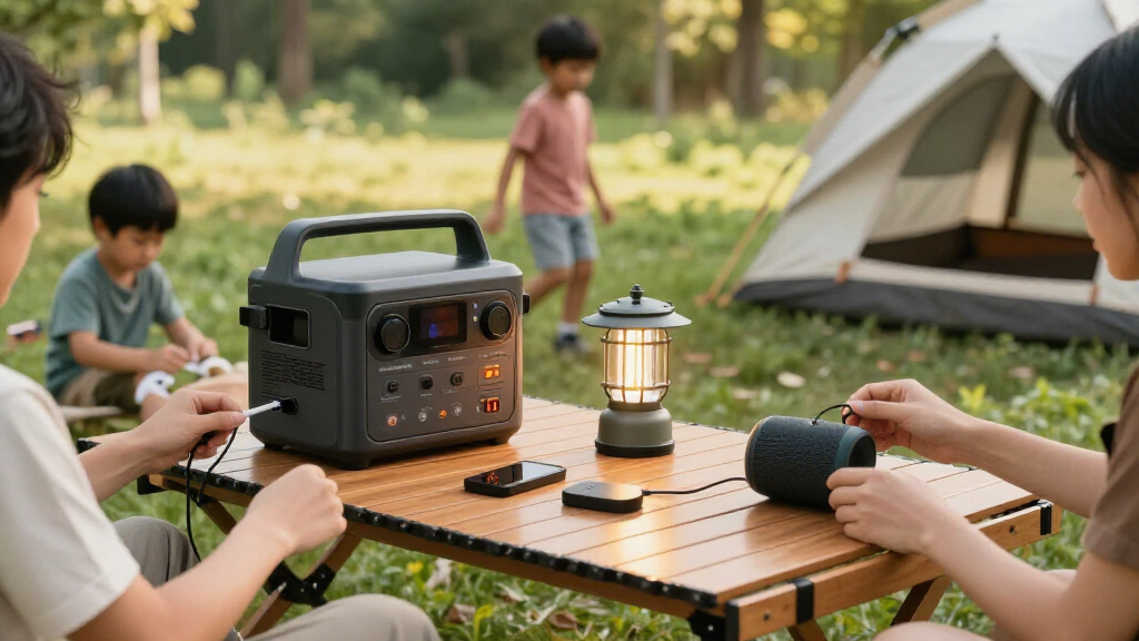 portable power station for camping for family camping
