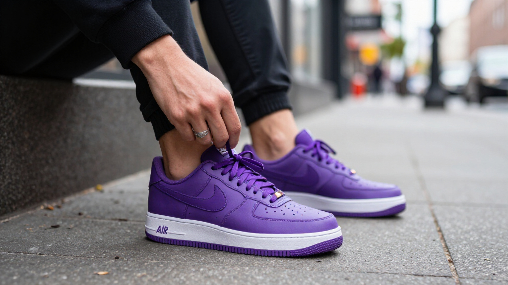 best purple Nike Air Force 1 sneakers
