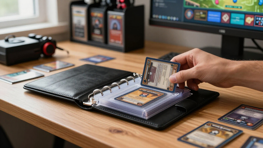 trading card storage binders