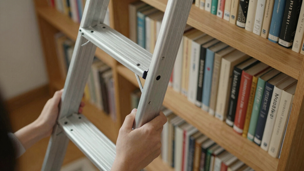 library ladders rolling for home libraries