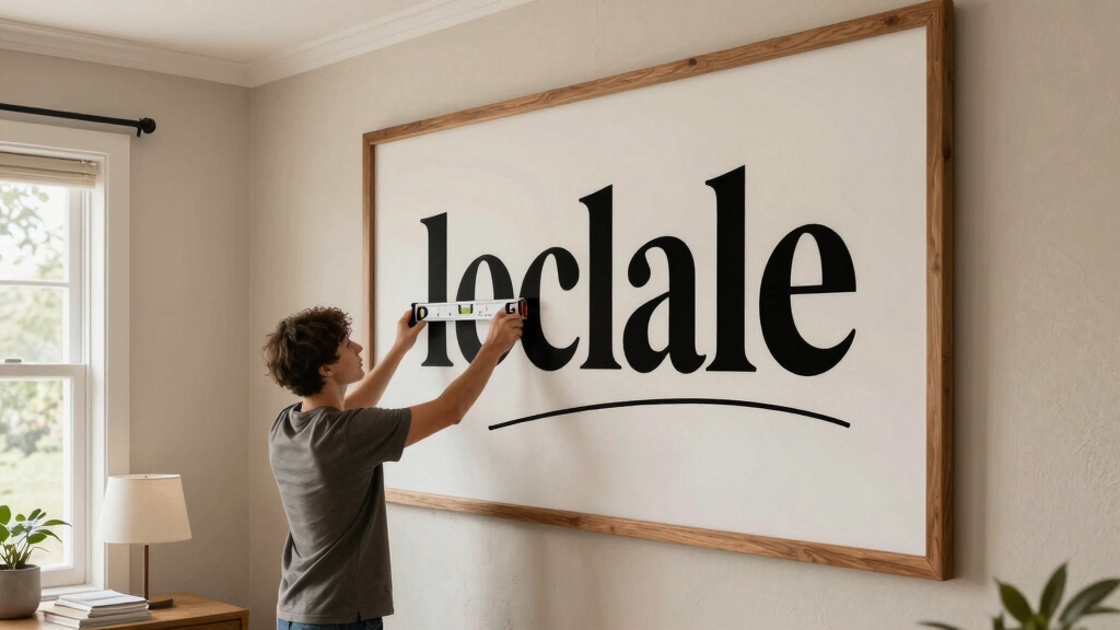 font for wall decor