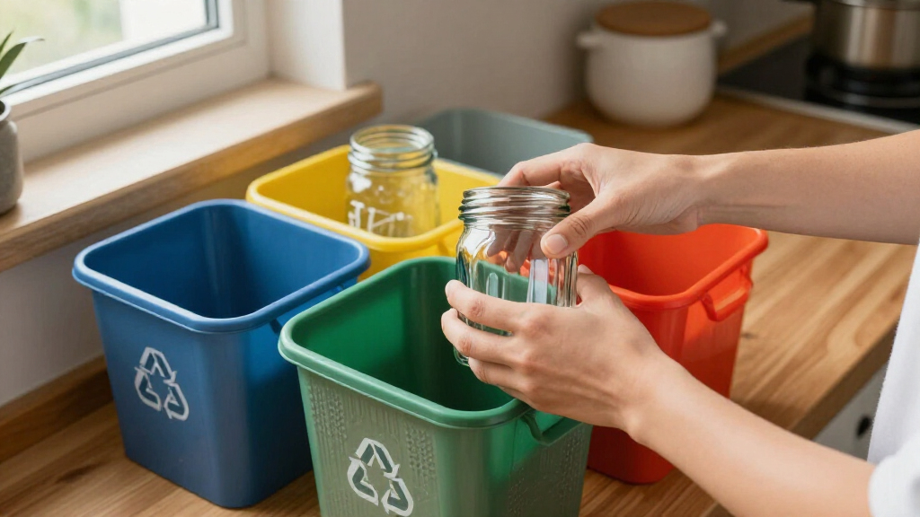 kitchen recycling bin systems