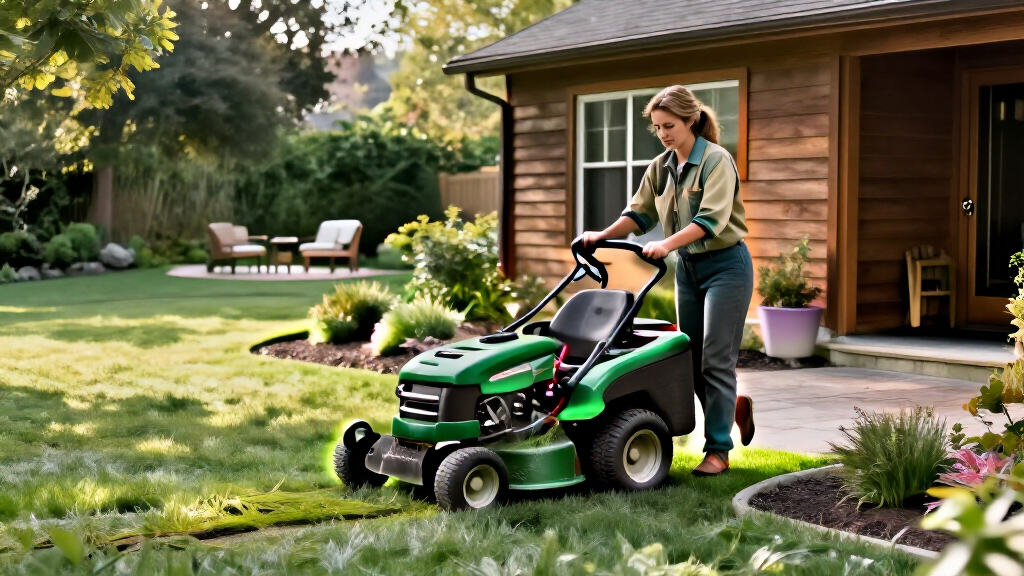 ride on lawn mower