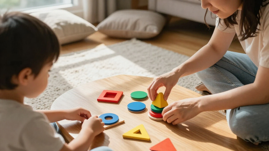 montessori toy learning colors shapes