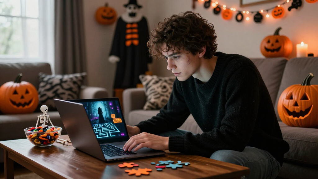 Halloween horror movie puzzles