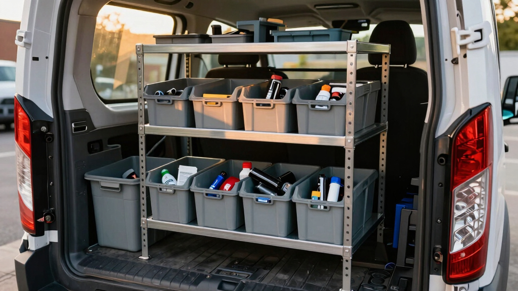 Ford Transit cargo organizers