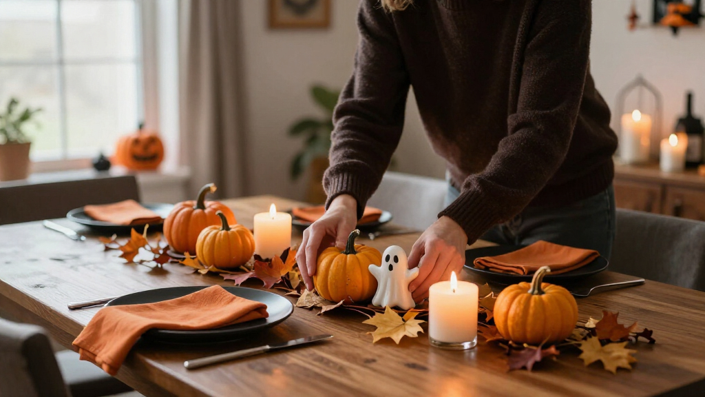 Halloween table decorations