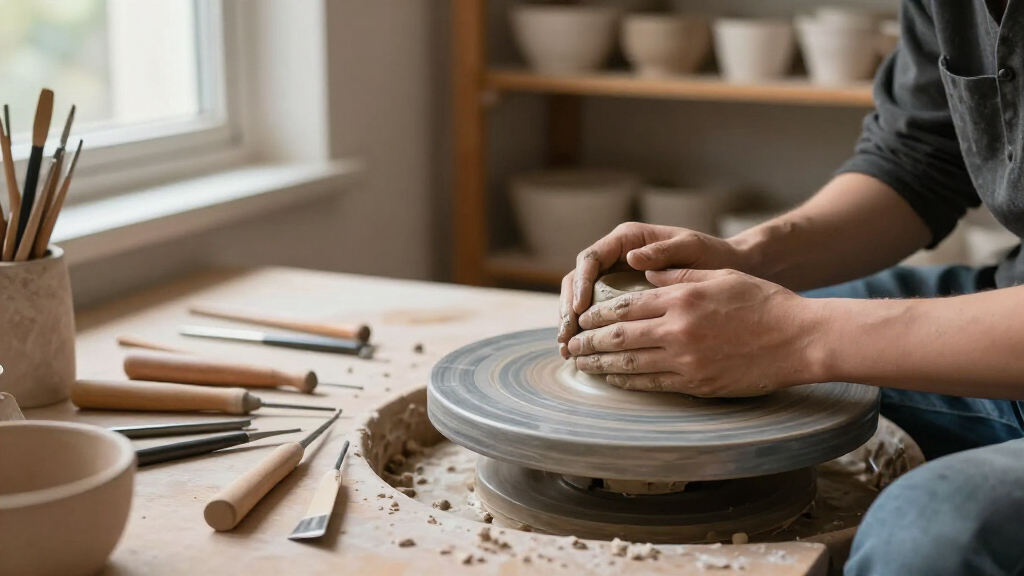 handmade pottery tools