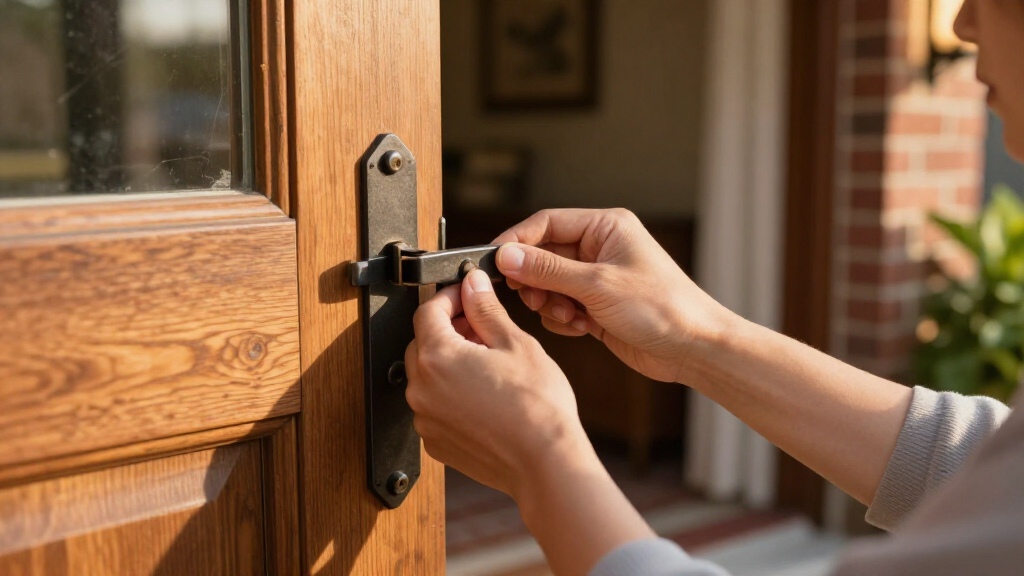heavy duty door brace for home security