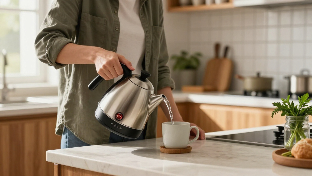 electric kettle with temperature control