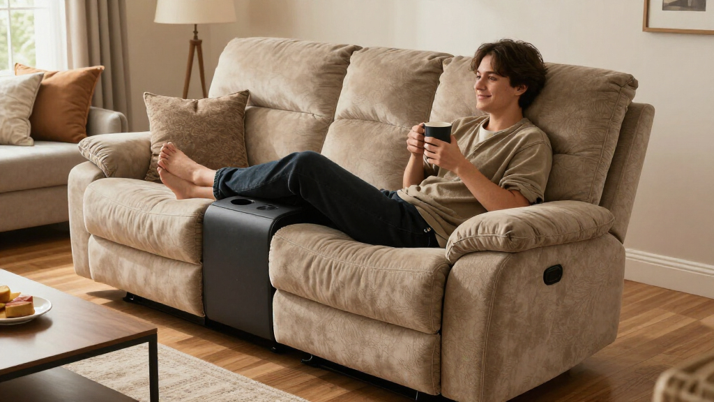 best reclining loveseat with center console