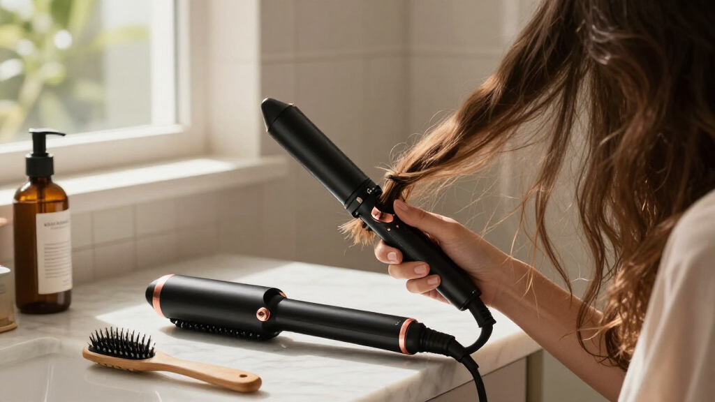 professional curling iron set for long hair