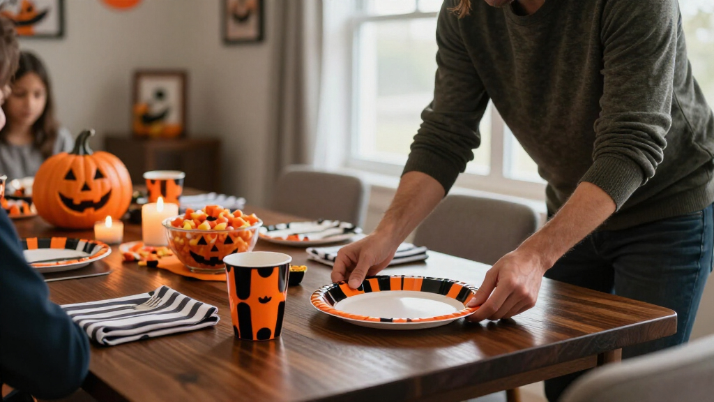 Halloween party tableware sets