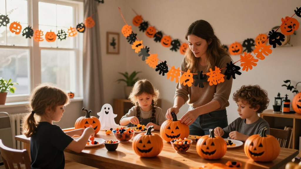 kids Halloween party decorations