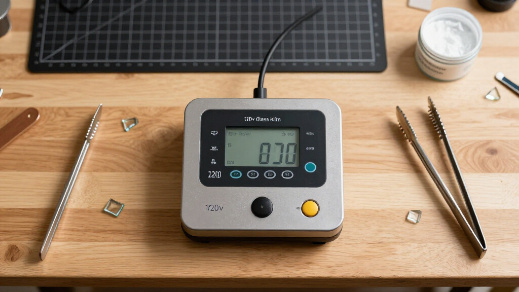 120v glass kiln with digital controller
