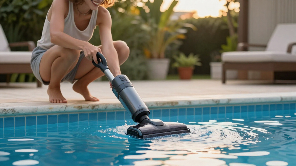 battery powered pool vacuum
