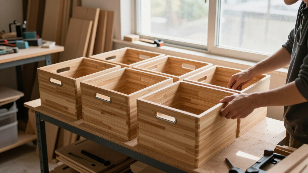 woodworking storage organization bins