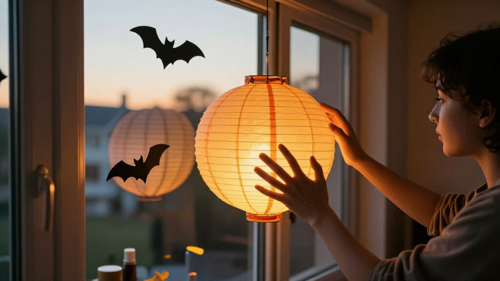 Halloween window decorations