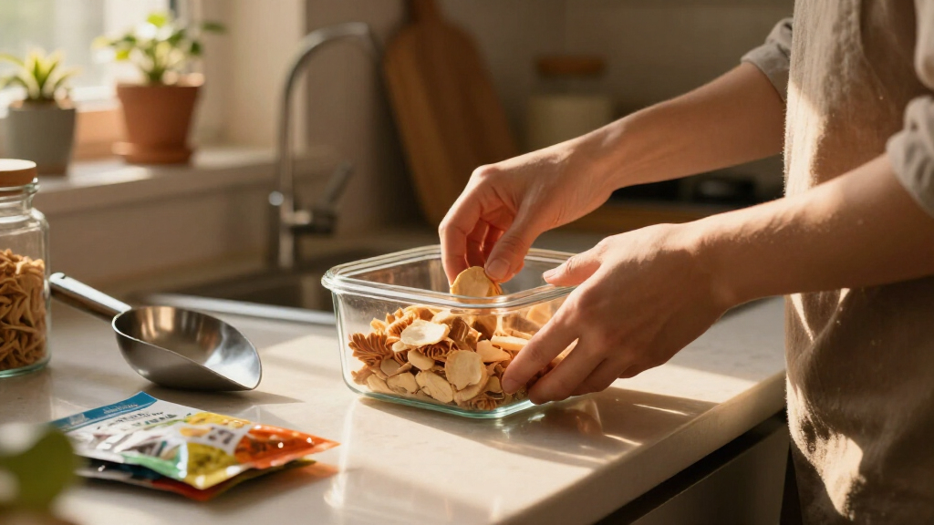 freeze dried food for medical devices