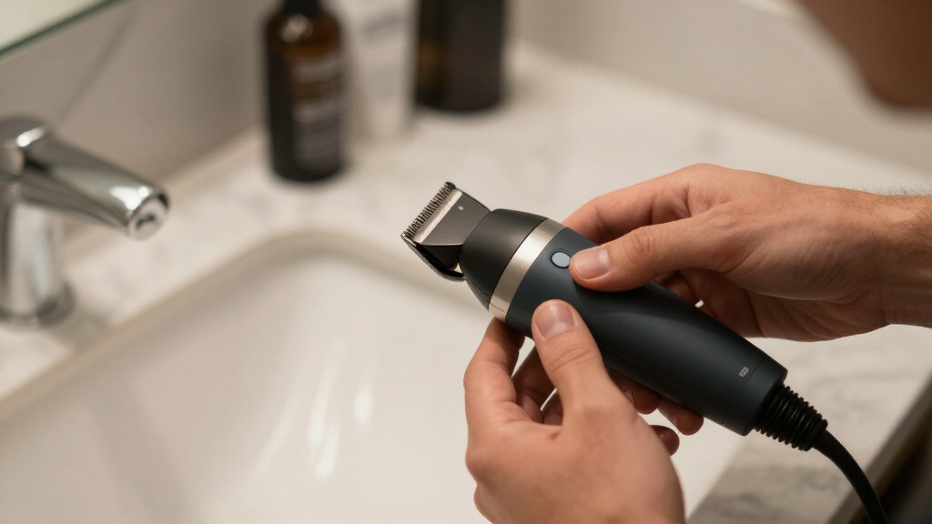 beard trimmers with vacuum capture