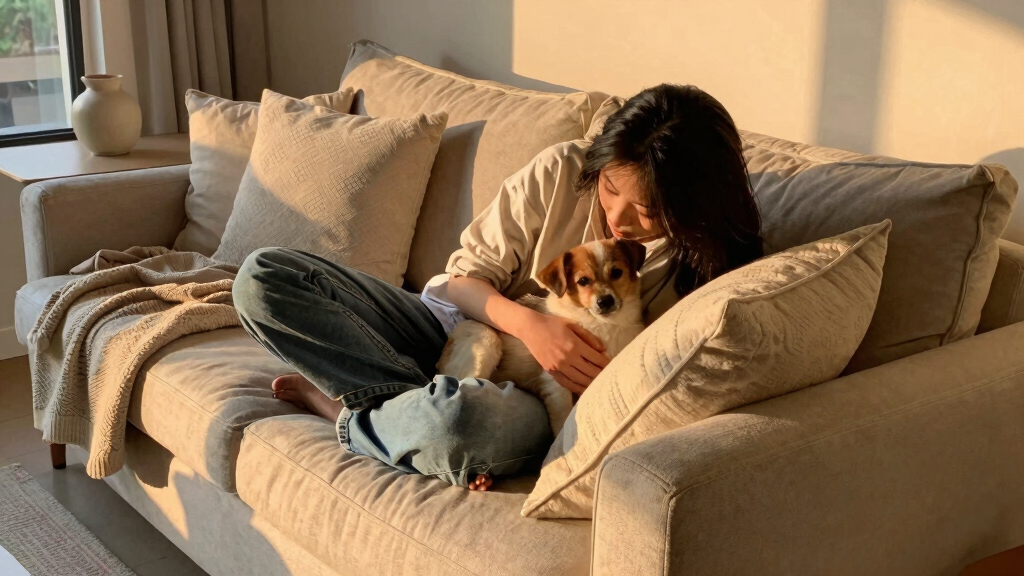 ways to cuddle on couch