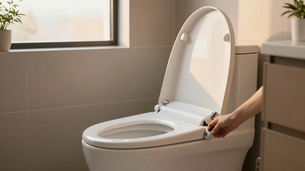automatic toilet seat