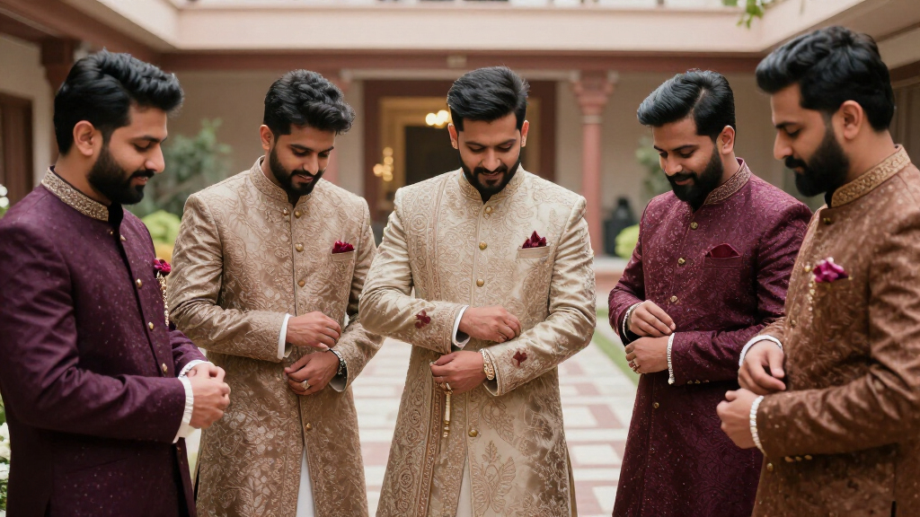 sherwani sets for groomsmen