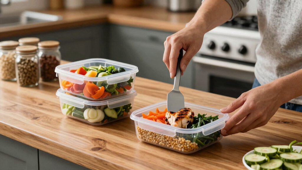 meal prep containers for healthy lunches