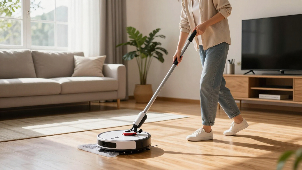 self emptying robot vacuum and mop