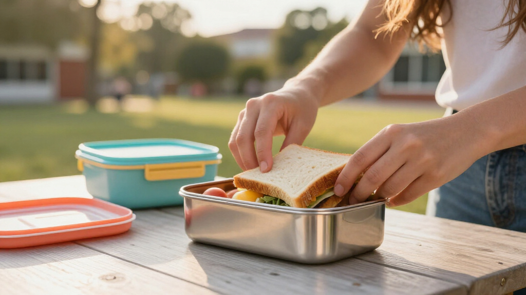 compact lunch box containers for students
