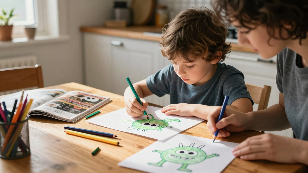 monster drawing books for kids