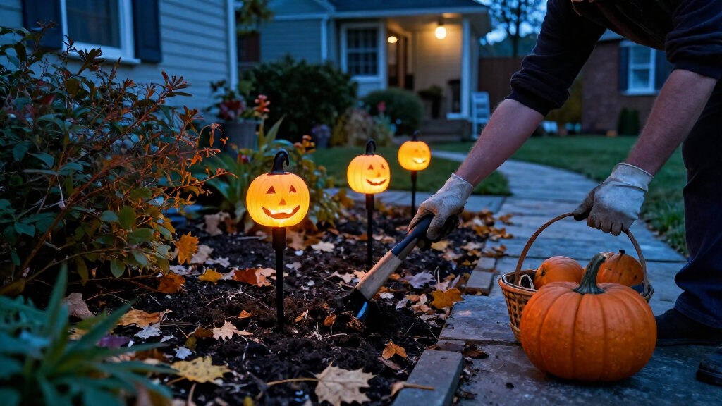 halloween garden stake lights
